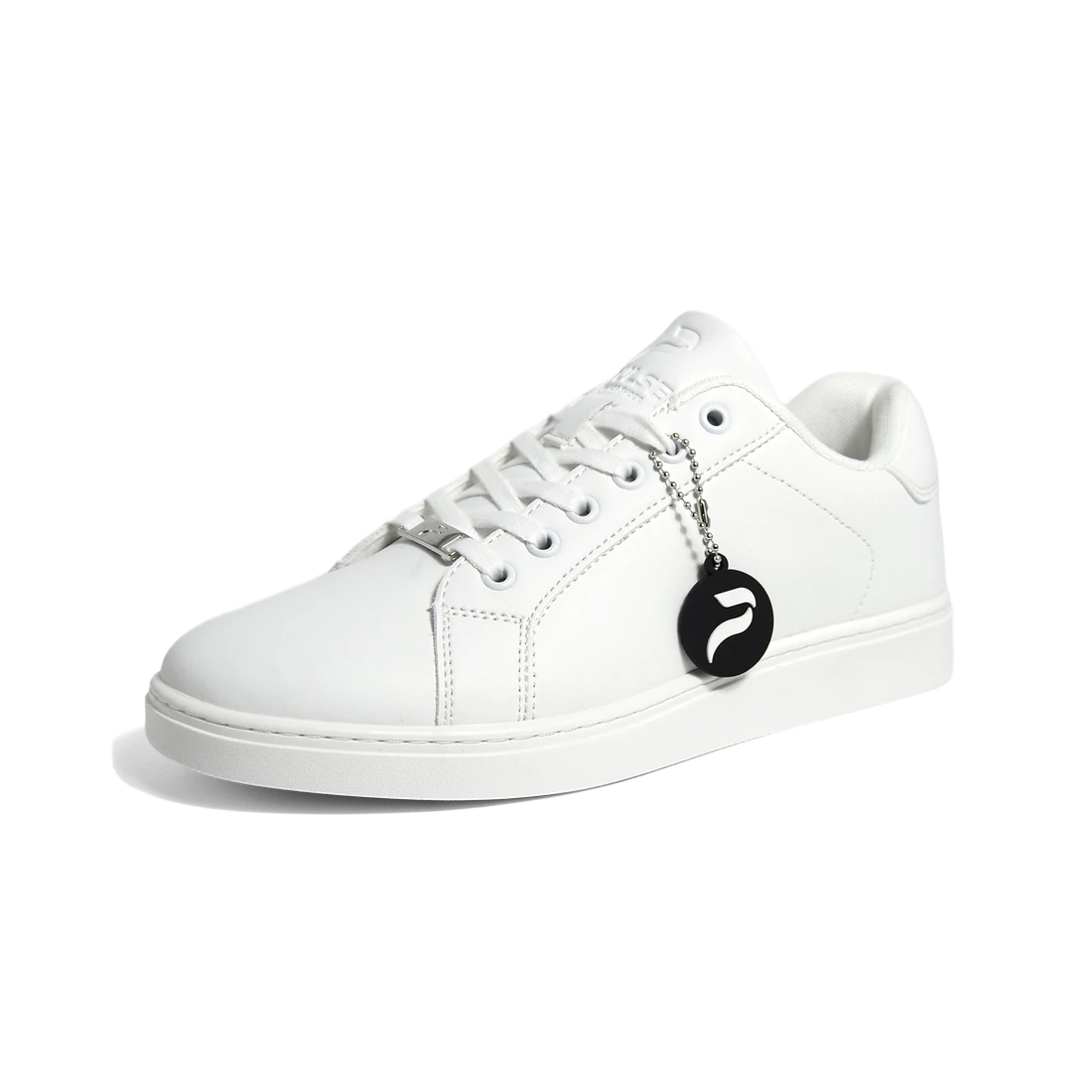 Bianco dance sneaker, single three-quarter front