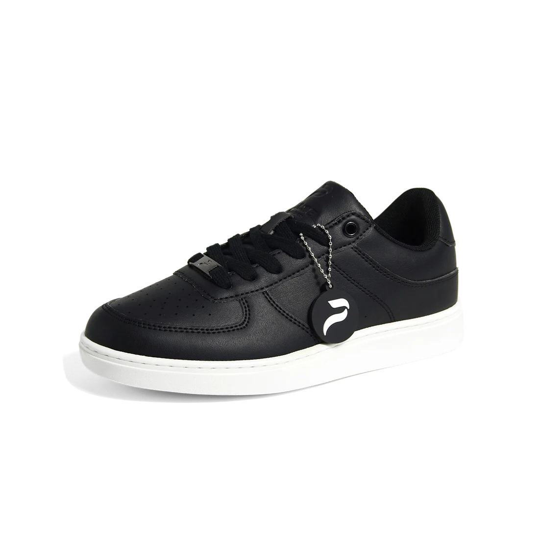 Flow Black dance sneaker, top