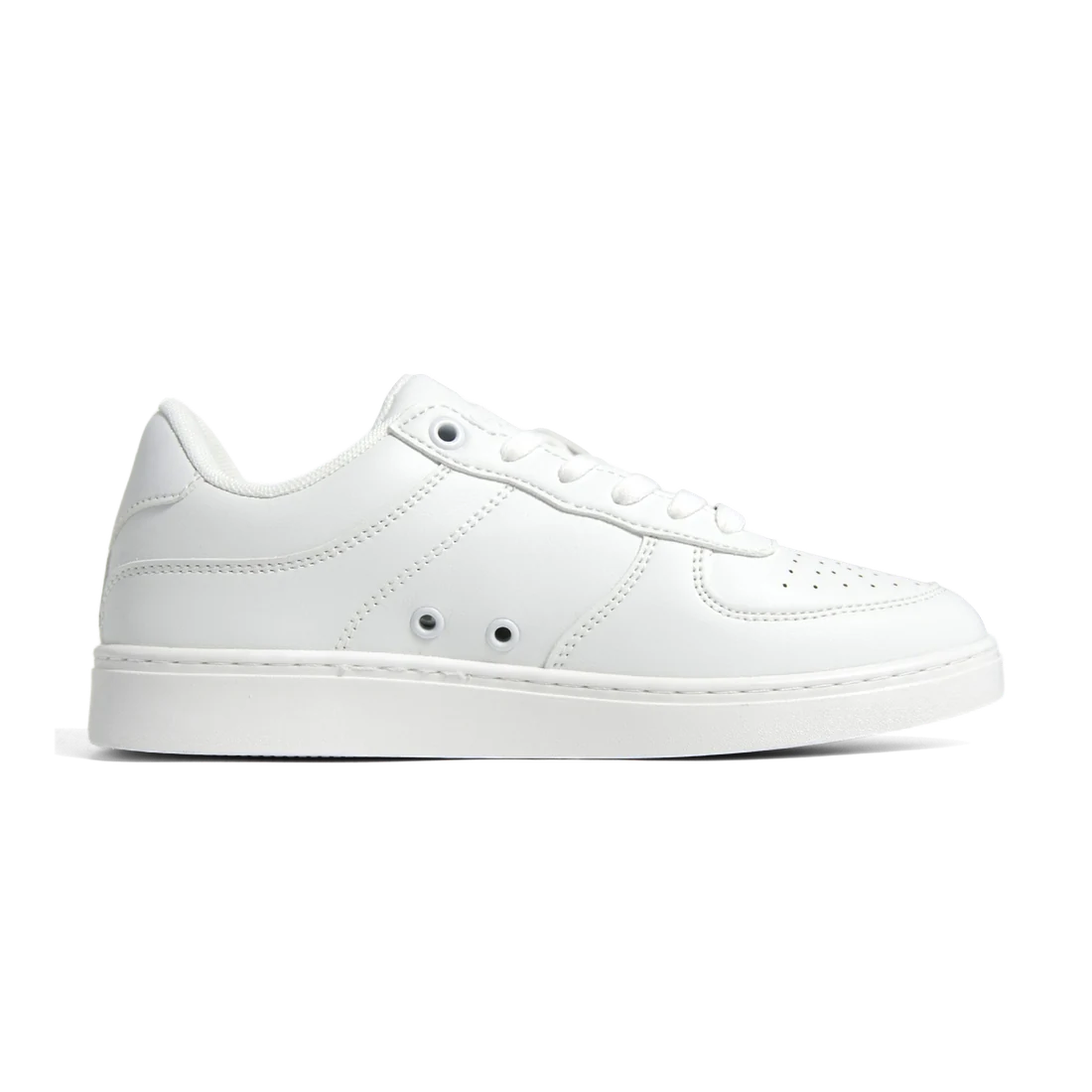 Flow White dance sneaker, right side