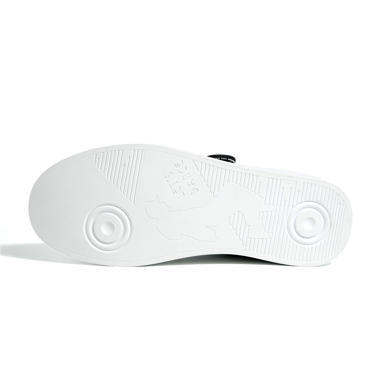 [FLOW WHITE] Unisex Low-Top White Dance Sneakers