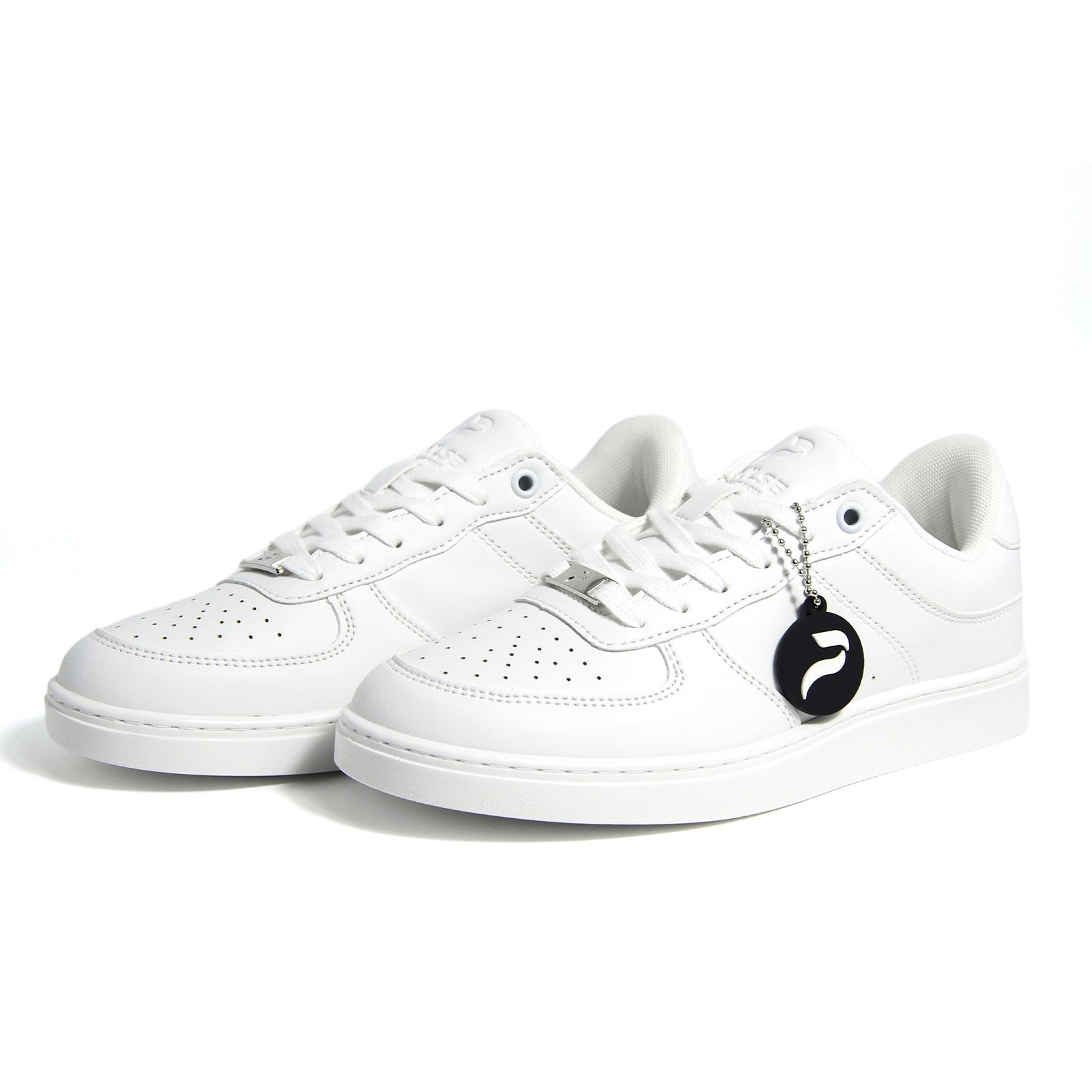 [FLOW WHITE] Unisex Low-Top White Dance Sneakers
