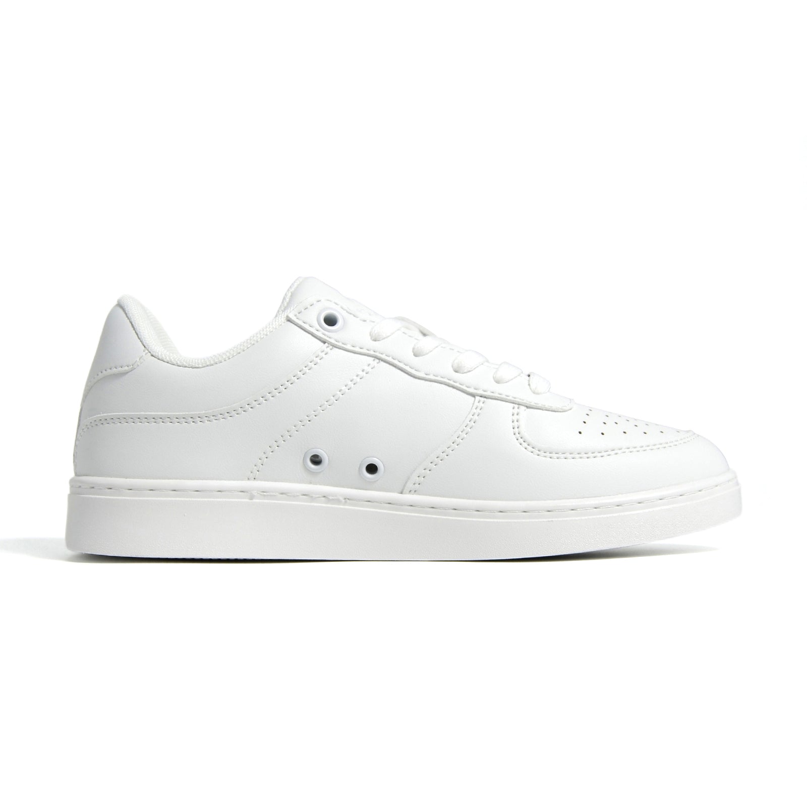[FLOW WHITE] Unisex Low-Top White Dance Sneakers
