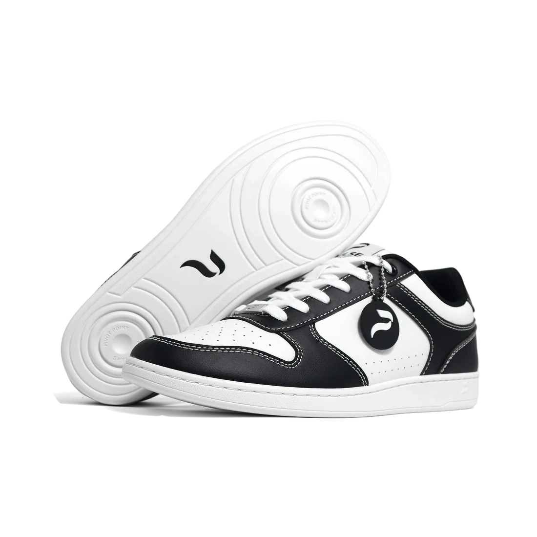 Black & White Dance Sneakers | Static | Pulse Dance Shoes