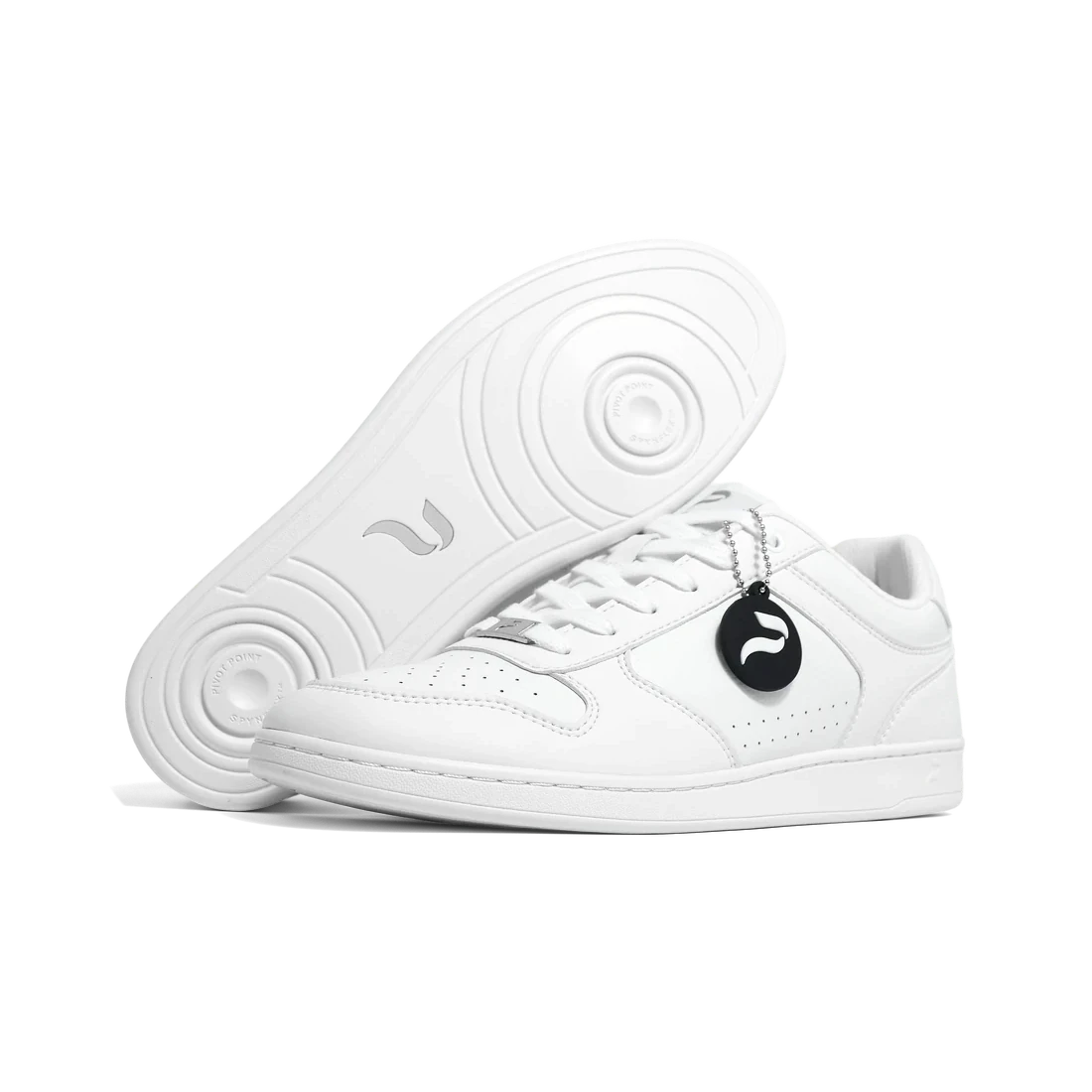 Flow 2 White with its sole raised